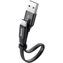 Кабель Baseus USB Cable to USB-C Nimble 23cm Black (CATMBJ-01): Тип USB Cable - USB-C