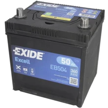 Автомобільний акумулятор Exide EB504: Ємність, Ач 50