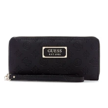 Жіночий гаманець Guess Logo Love Slg Large Zip Around чорний (SWSG7662460-BLA): Стать жіночий