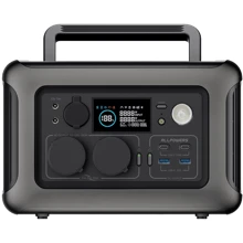 Зарядна станція Allpowers R600 299Wh 600W LiFeP04 Black: Ємність акумулятора, Вт/год 299