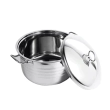 Каструля S&T Gastro із кришкою 20 см 3 л (9999-1): Тип Традиционная