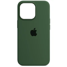 Чехол для iPhone ArmorStandart Silicone Case Virid Green for iPhone 13 Pro Max (ARM61789): Цвет зеленый