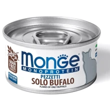 Паштет для котов Monge Cat Monoprotein мясные хлопья буйвол 0.08 кг (70013826): Тип Паштет