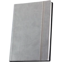 Деловая записная книжка Vivella А5, на резинке, серая (O27105-10): undefined undefined