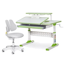 Комплект Парта Ergokids TH-320 Green + Кресло Evo-kids Mio Lite G (TH-320 W/Z + Y-208 G): Возраст ребенка от 5-ти лет