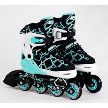 Роликові ковзани Best Roller Black-Turquoise (116485): Колір бирюзовый