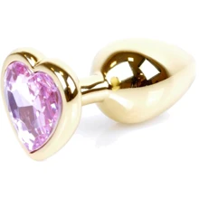 Анальная пробка BOSS Series Exclusivity Jewellery Gold Heart Plug Rose: Для кого Унисекс