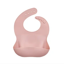 Нагрудник силиконовый Twins Bib TB-03-08, rose, розовый: Производитель Twins