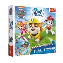 Настільна гра Trefl Лудо 2 в 1. Щенячий патруль (Ludo 2 in 1: Paw Patrol) (01896): Виробник Trefl