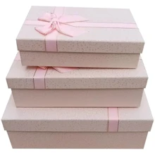 Коробка Подарочные коробки UFO m1340-0506 Набор 3 шт Pink прям: undefined undefined