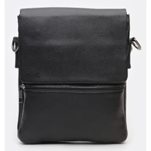 Мужская сумка планшет Borsa Leather черная (K12056-black): Пол Мужской