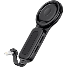 Адаптер XOKO Adapter Lightning to Lightning/2xLightning with Ring Black (SC-010): Колір чорний