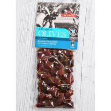 Оливки ILIDA Kalamata variety with oregano 250 г (WT3254): Вес нетто 250 г