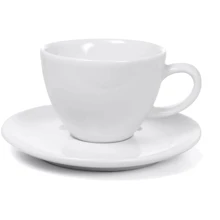 Набір чашок із блюдцем Güral Bistro 4х185 мл білий (BST02CT00_le): Тип Набор чашек с блюдцами