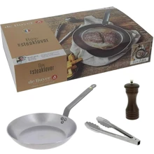Сковорода De Buyer Steak lover набор3 предмета (5610.03): Тип сковороды Традиционная