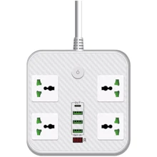 Сетевой фильтр Voltronic TВ-Т90 4 розеток 3xUSB White (ТВ-Т90-White): Количество розеток, шт 4