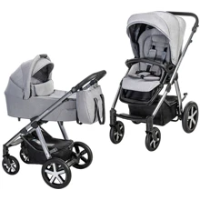 Универсальная коляска 2 в 1 Baby Design Husky NR 107 SILVER GRAY: Тип коляски универсальная коляска (2-в-1)