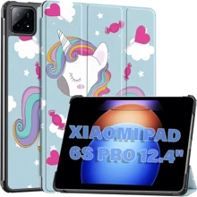 Аксессуар для планшетных ПК BeCover Smart Case Unicorn for Xiaomi Pad 6S Pro (711089): Цвет рисунок