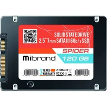Mibrand 120 GB Spider (MI2.5SSD/SP120GB): Тип накопителя внутренний
