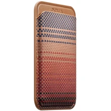 Чехол для iPhone Pitaka Magnetic Woven Wallet Sunset (MWW2402): Цвет коричневый