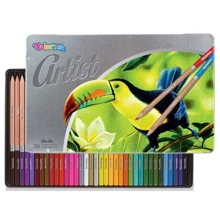Карандаши Colorino цветные в металлической упаковке, серия Artist, 36 цветов, (83270PTR): Тип Художественные