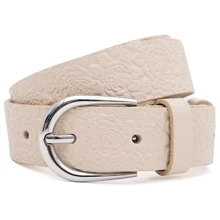 Жіночий ремінь Borsa Leather бежевий (110v1genw93-h.beige): Стать Женский