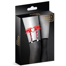 Гартер Bijoux Pour Toi - WITH HEART AND SPIKES Red: Для кого Для женщин