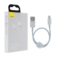 Кабель Baseus USB Cable to Lightning Superior Series 2.4A 25cm White (CALYS-02): Тип USB Cable - Lightning