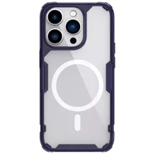 Чехол для iPhone Nillkin Nature Pro Magnetic Dark Purple/Clear for iPhone 14 Pro Max: Цвет фиолетовый