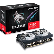Видеокарта PowerColor Hellhound AMD Radeon RX 7600 XT 16GB GDDR6 (RX 7600 XT 16G-L/OC): Объем памяти, Гб 16