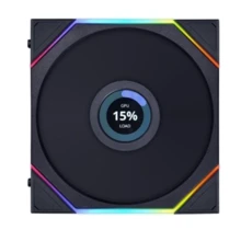 Кулер Lian Li Uni Fan TL LCD 120 Black (G99.12TLLCD1B.00): Уровень шума, dB 27