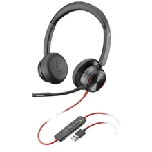 Навушники Plantronics Blackwire 8225-M USB-A ANC (214408-01): Тип конструкції накладные