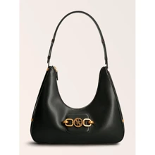 Женская сумка хобо Guess Hensely Hobo черная (HWVB8113020-BLA): Пол Женский