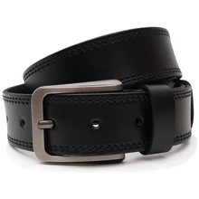 Мужской ремень Borsa Leather черный (V1125FX16-black): Пол Мужской
