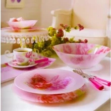 Столовый сервиз Сервиз столовый Luminarc PASTEL PINK D9726 (19пр.): undefined undefined