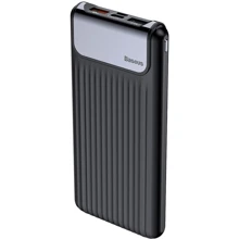 Внешний аккумулятор Baseus Power Bank 10000mAh Thin QC3.0 Dual input Digital LCD Black (PPYZ-C01): Количество USB 2