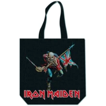 Сумка шоппер Rock Off Iron Maiden: Trooper чорна (IMTOTE01): Стать Унисекс