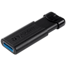 USB-флешка Verbatim 128GB PinStripe USB 3.0 Black (49319): Стандарт USB USB 3.0