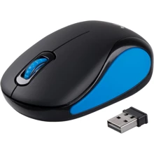 Мишка Vinga MSW-907 black - blue: інтерфейс підключення Wireless (радіо інтерфейс)
