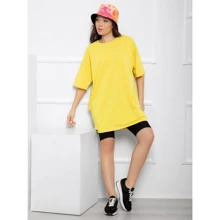 Футболка ISSA PLUS 12594 XXL жовта: Склад Полиэстер, Хлопок
