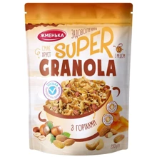 Гранола Жменька с орехами 250 г (4820152182500): Вес нетто 250 г