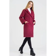 Пальто Leo-Pride PM1747 42 бордовое демисезон: Сезон Демисезон