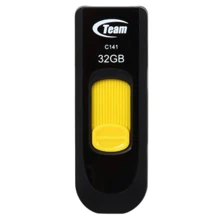 USB-флешка Team 32GB C141 USB 2.0 Yellow (TC14132GY01): Стандарт USB USB 2.0