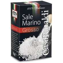 Морская соль Casa Rinaldi 100% Italiano крупная 1 кг (8006165400114): Вес нетто 1 кг