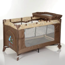 Манеж-кровать El Camino Safe Plus Stars Beige (ME 1054): Тип кроватка-манеж