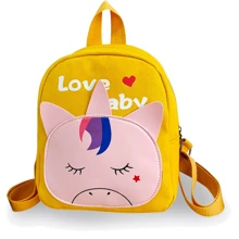 Детский рюкзак Evo-kids Small Unicorn-2 Yellow (2418-19 Yellow Unicorn-2): Возрастная группа от 2 до 7 лет