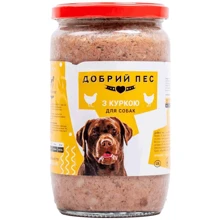 Влажный корм Добрий Пес с курицей 660 грамм: Тип Влажный корм