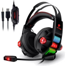 Наушники Kotion Each Yotms Y1 7.1 Black\Red: Тип конструкции накладные