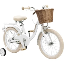 Детский велосипед Miqilong LS 16" белый (RBB-LS16-PEARL): Тип 2х колесный велосипед
