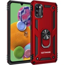 Чехол для телефонов Mobile Case Shockproof Serge Magnetic Ring Red for Samsung A415 Galaxy A41: Совместимость Samsung A415 Galaxy A41